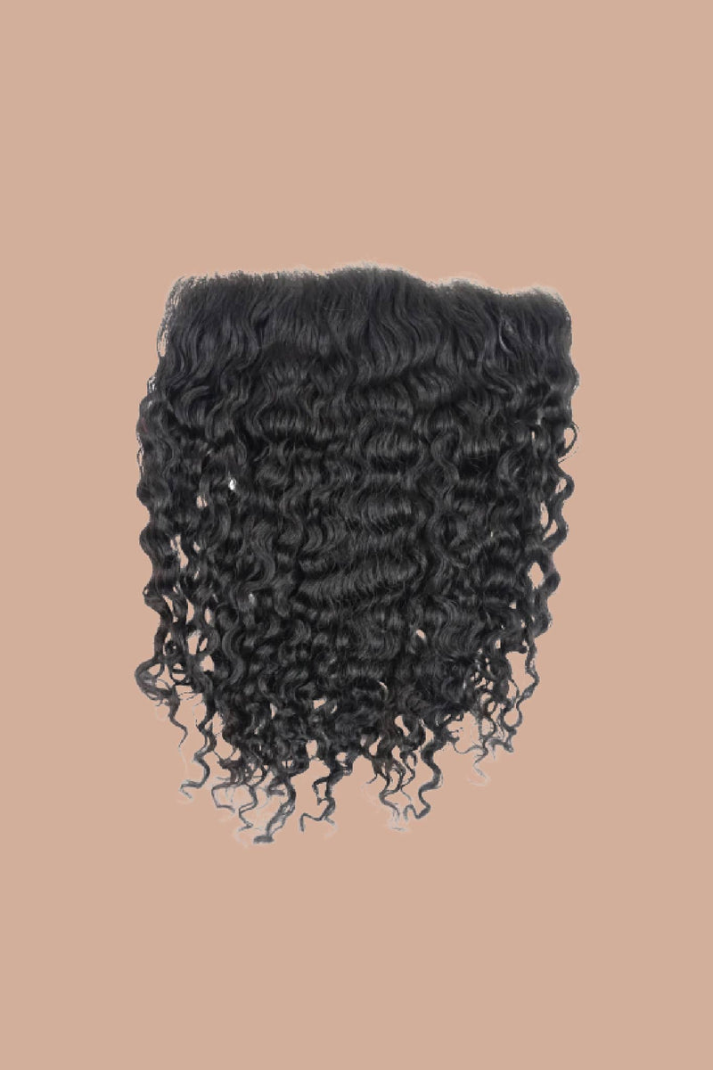 Raw Burmese Curly Frontal